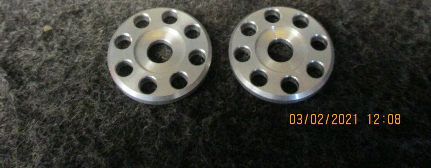Yamaha YZ250 2009 DOCWOB  silver alloy petrol tank top hat washer fitting kit