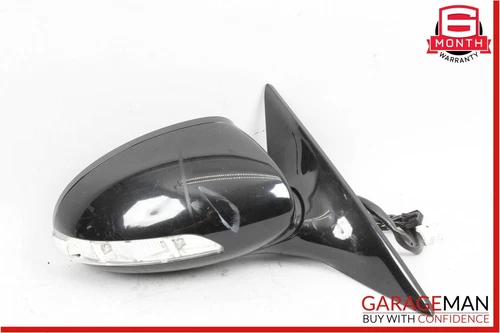 06-08 Mercedes CLS500 Front Right Side Mirror Door Rear View w/o Glass Black OEM