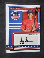 2023 USA Baseball Stars & Stripes Autograph #NTDP-AG Andrew Garcia