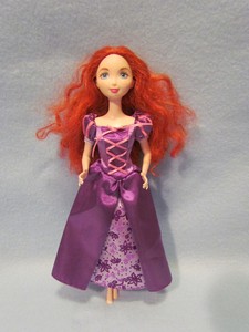 barbie with purple dress