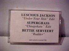 PROMO CASSETTE ADVANCE 3 ARTISTS LUSCIOUS JACKSON SUPERGRASS BETTIE SERVEERT C22