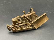 Vintage Bulldozer Baron Belt Buckle  6092, Brass Buckle, Used, 1978