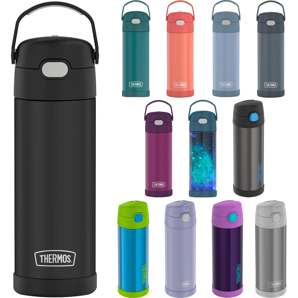 THERMOS Funtainer Kid Stainless Vacuum Flask Insulated Hydration Bottle  355ml