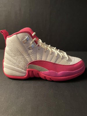 jordan retro 12 pink and white