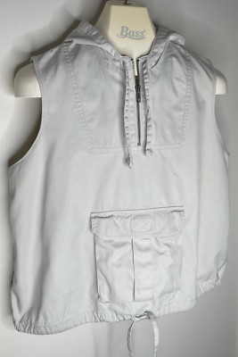 St. Michael from Marks & Spencer Khaki Sleeveless 1/4 Zip Vest Jacket Top