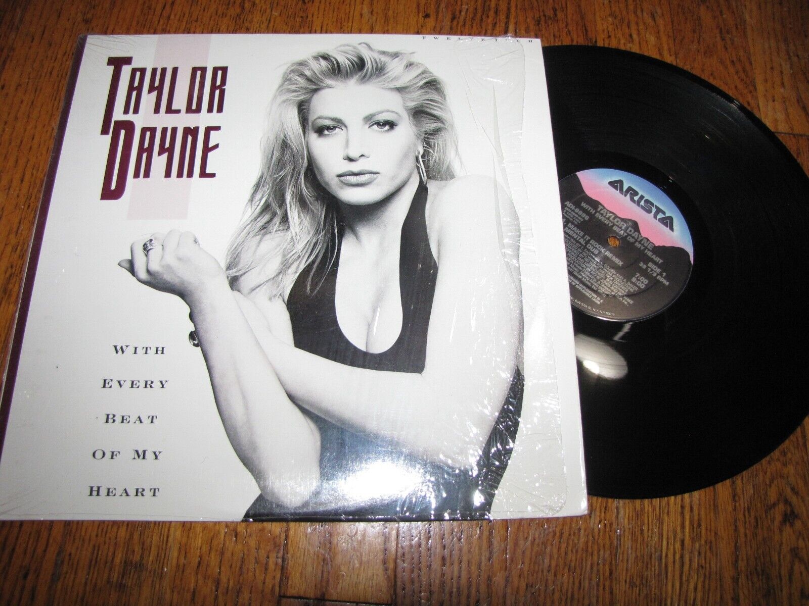TAYLOR DAYNE - WITH EVERY BEAT OF MY HEART - ARISTA RECORDS 12" SINGLE