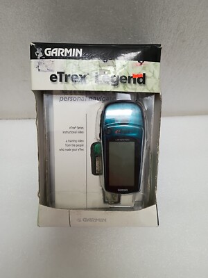 Garmin eTrex  Handheld GPS Personal Navigator Blue Working fine Nice condition