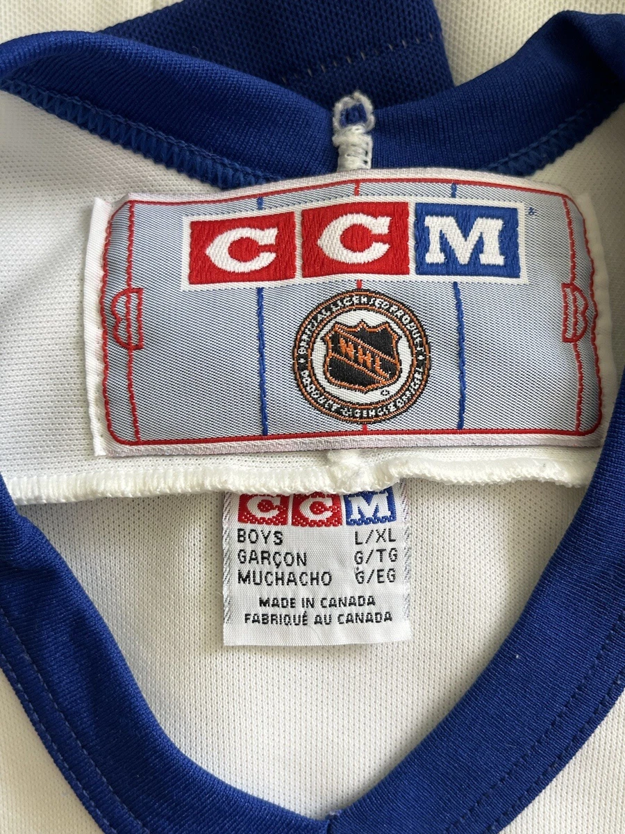 Vintage Toronto Maple Leafs NHL Hockey Sewn Jersey CCM Youth