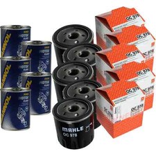 5x Original MAHLE / KNECHT Ölfilter OC 978 + 5x SCT Motor Flush Motorspülung