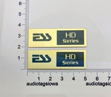 ESS Heil AMT HD Series Speaker Badge Pair Logo Emblem Custom Made Aluminum