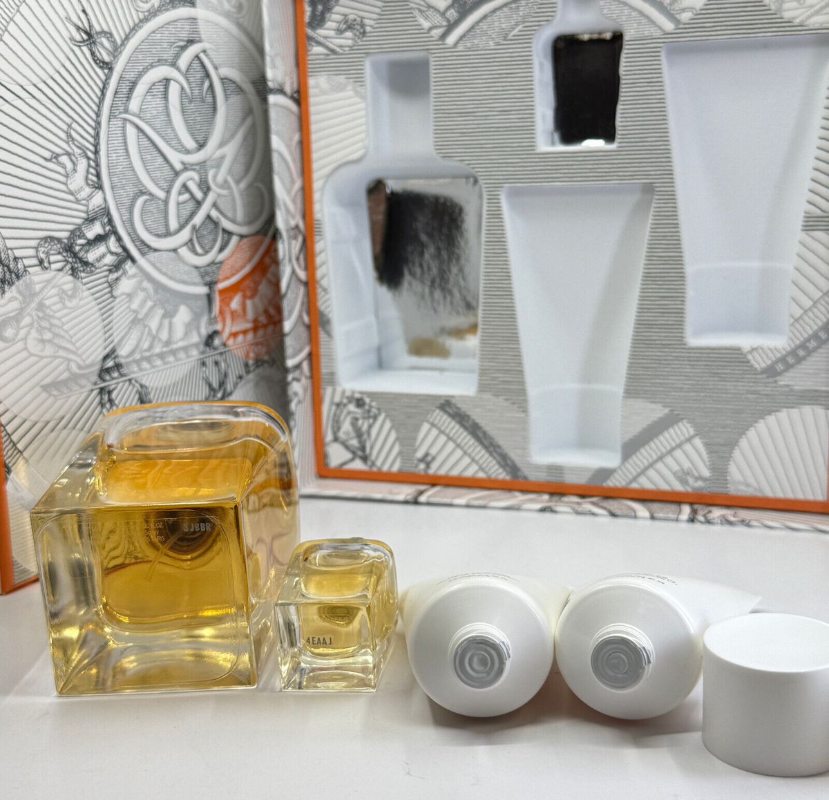 NEW Jour D'Hermes by HERMES 4 pcs SET (EDP: 2.87oz+0.25oz+1oz .BL+