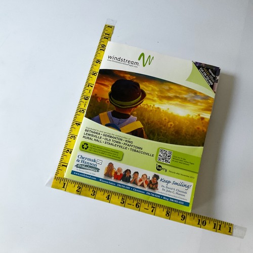 Old Town NC Phone Book November 2012 Windstream Directory White and Yellow Pages - Picture 11 of 11