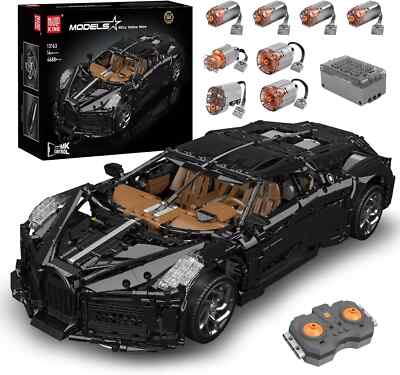 Mould King 13163 RC Technik Bugatti  Sportwagen 4688 Klemmbausteine NEU