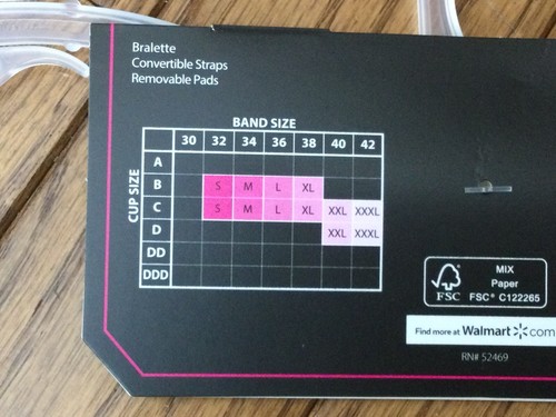 New No Boundaries NOBO Bralette Lace Wirefree Convertible Straps Sz Small (C4-30 - Picture 5 of 5