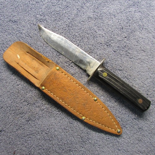 Utica USA Sportsman Fixed Blade / W. Sheath (Nice)