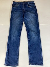 Lucky Brand Girls Jeans Classic Straight Size 20 Medium Blue Wash Stretch Casual