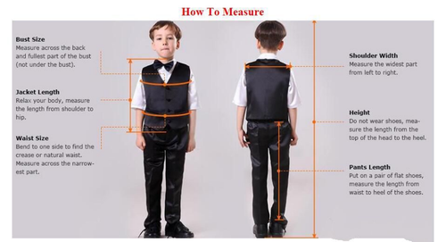 Boy's Suits 3 Pieces Sequin Wedding Suits Shawl Lapel (Jacket+Pants+Vest) Party - Picture 18 of 27