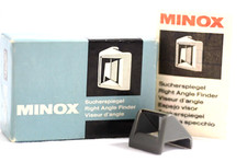 MINOX SUBMINIATURE CAMERA RIGHT ANGLE VIEWFINDER WITH BOX / INSTRUCTIONS MINT 