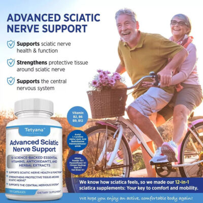 Advanced Sciatic Nerve Support Alpha Lipoic Acid Benfotiamine Nervous System