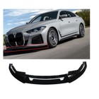 For 2021-2026 BMW 4 Series G26 Gran Coupe i4 M50 Front Lip Splitter Gloss Black