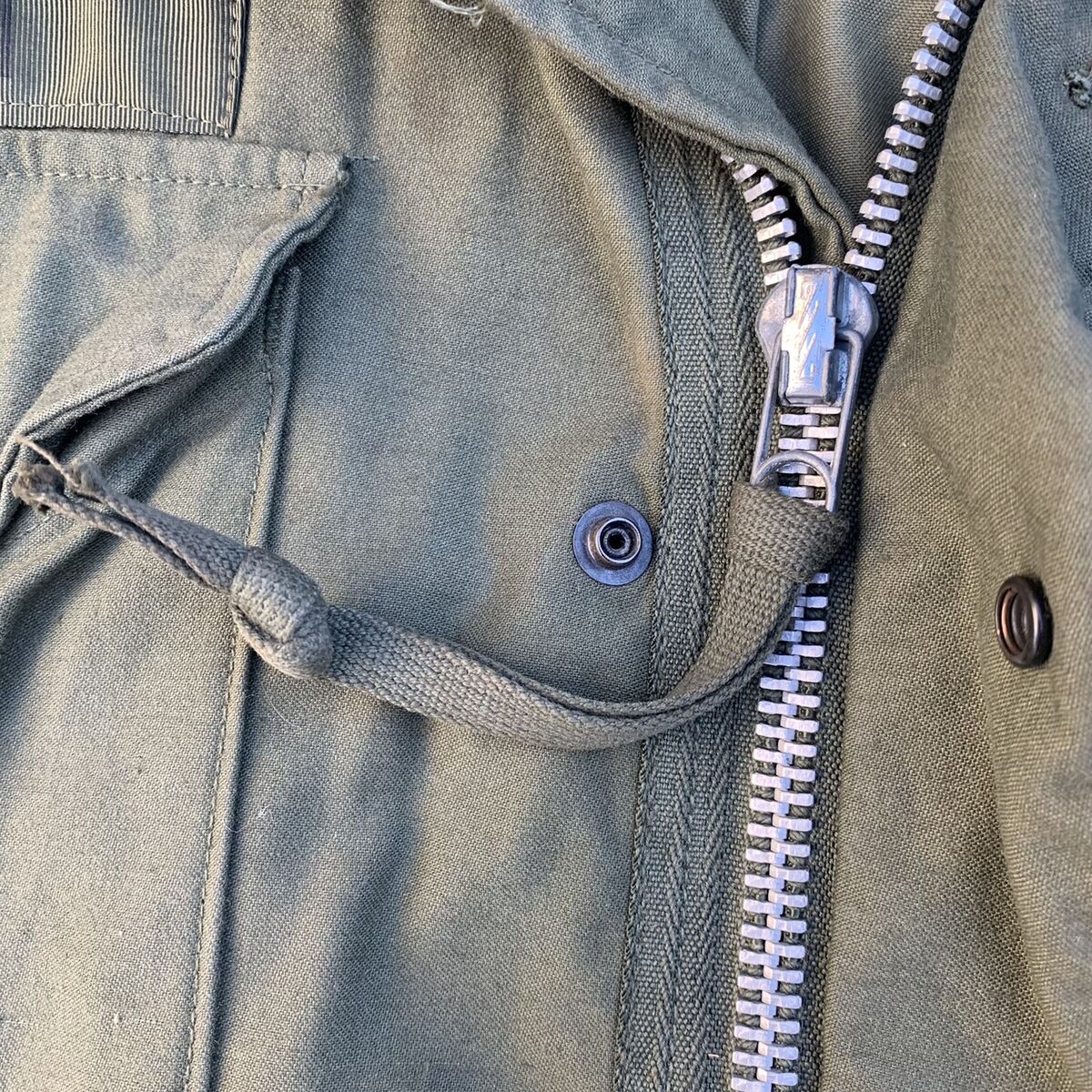1969 Vietnam US Army Military M-65 Man's Field Coat W Hood 1969 Vietnam US Army Military M-65 Man's Field Coat W Hood