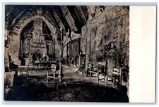 c1907 Wyntoon Estate Hearst Drawing Room Siskiyou County CA RPPC Photo Postcard