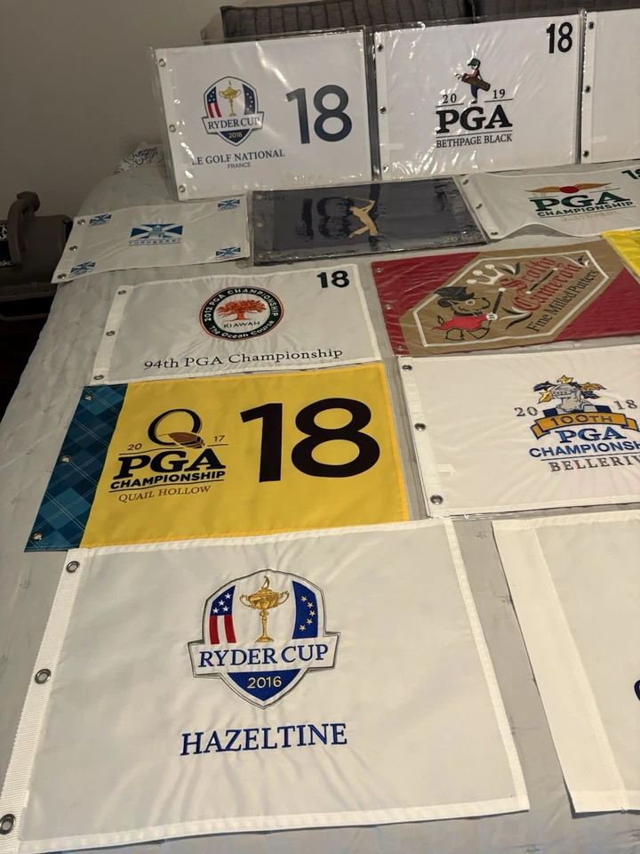 Lote de 16 banderas de prendedores de golf - Scotty Cameron, campeonatos de la PGA, US Open, Ryder Cup Foto 3 de 4