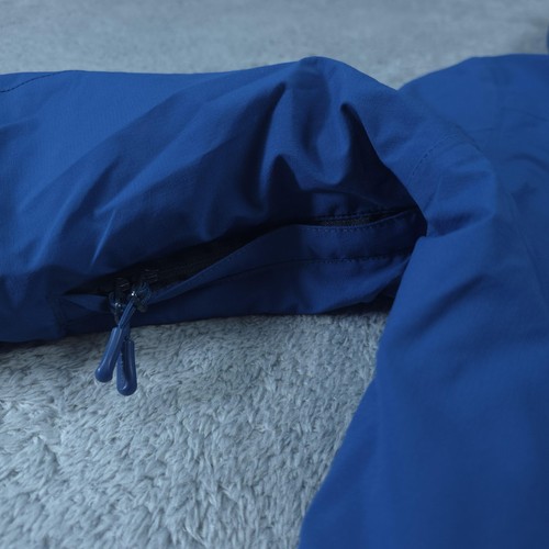 L.L.Bean Jacket Womens XL Blue Hooded Insulated TEK Waterproof Full Zip Nylon - Picture 12 of 15