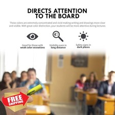 Hagoromo Fulltouch Chalk, Dustless, Non-Toxic, 72 Pcs Yellow Green