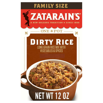 Rice Mix, Dirty Rice, Family Size, Gluten Free, No MSG Added, Long Grain White R