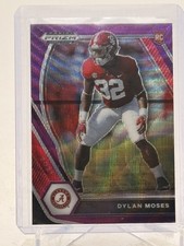2021 Panini Prizm Draft Picks - Dylan Moses #140 Purple Wave Prizm (RC)