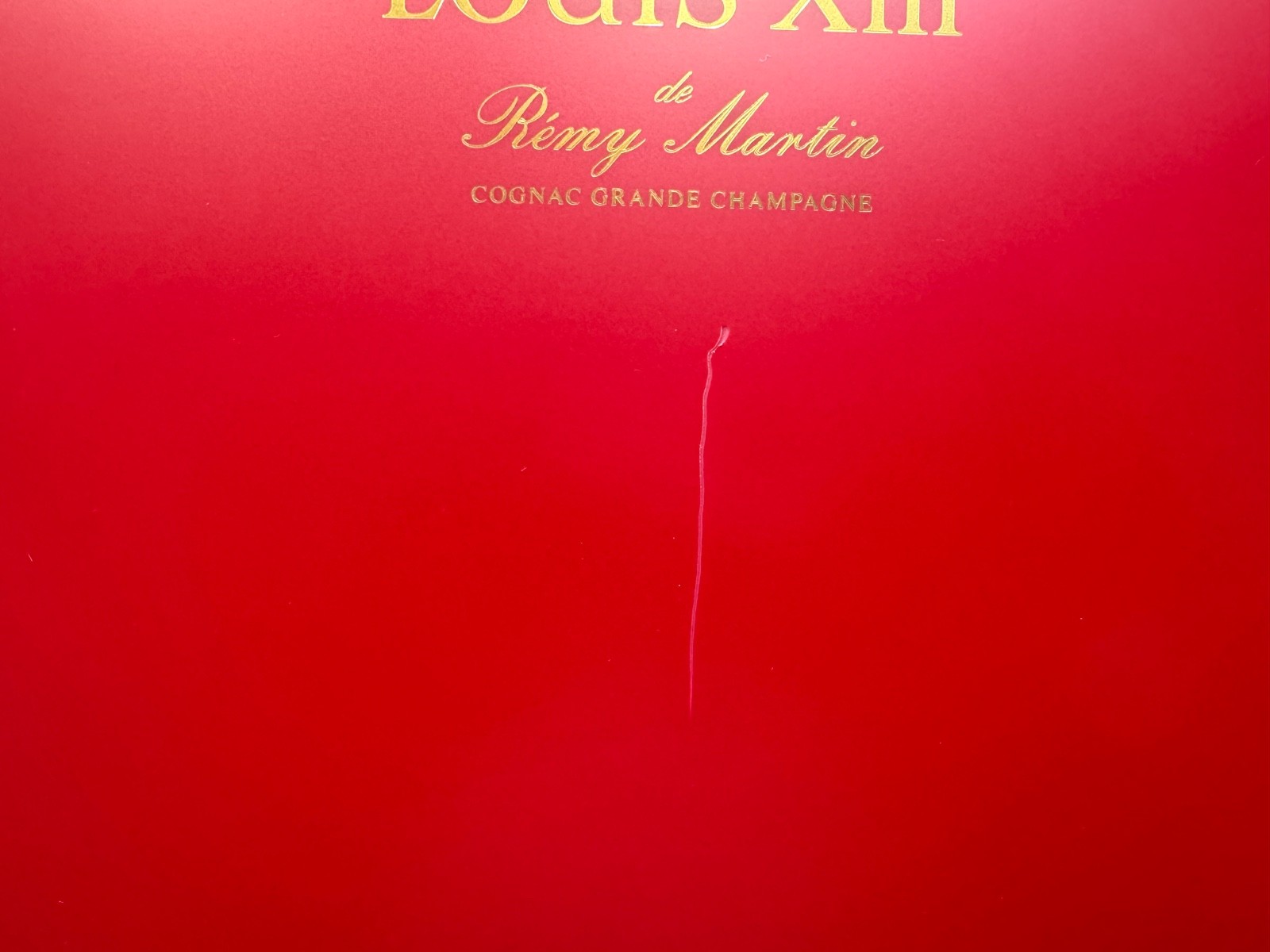 Remy Martin Louis XIII Cognac Baccarat Crystal Decanter France with Locking Case