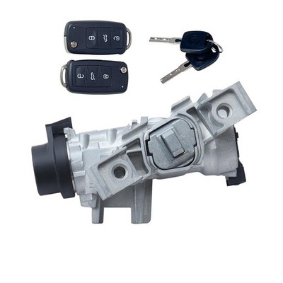 1K0905851B Ignition Switch Lock Cylinder with Intelligent Remote Control Key ...