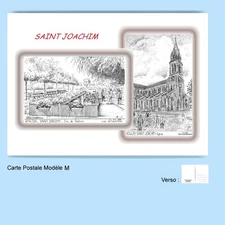 CP M 44079-304 POSTCARD 2 DRAWINGS 44 SAINT JOACHIM