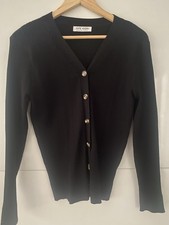 Womens Large Black Cardigan By Kate Kaskin