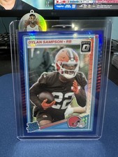 2025 Panini Donruss Optic - Rated Rookie Dylan Sampson #238 Blue Hyper Prizm...