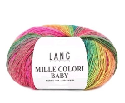 Lang Yarns Mille Colori Baby - 100% Merino Superwash - Set of 2 Balls