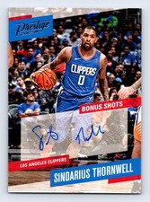 2017-18 Panini Prestige #23 Sindarius Thornwell Bonus Shots Signatures