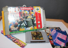 Vintage Original Nintendo N64 NFL Quarterback Club 98 W/ Box Booklet Video Game