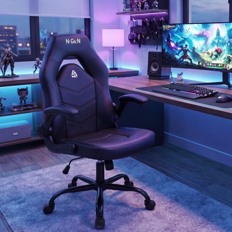 N-GEN Video Gaming Chair Ergonomic Computer Desk Office Chai
