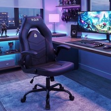 N-GEN Video Gaming Chair Ergonomic Computer Desk Office Chair w/ Lumbar Support