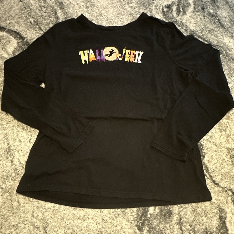 Halloween Boutique Designs Girls XL/XG 16-18 l Long Sleeve Embroidered T-Shirt