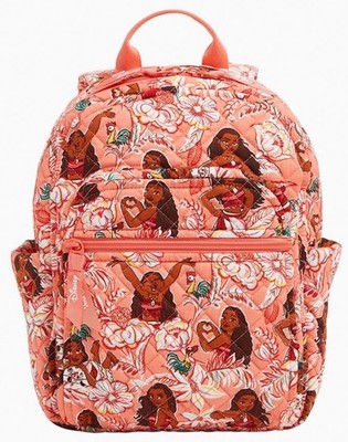 Vera Bradley Disney Moana Adventure Campus Backpack Full Size Laptop