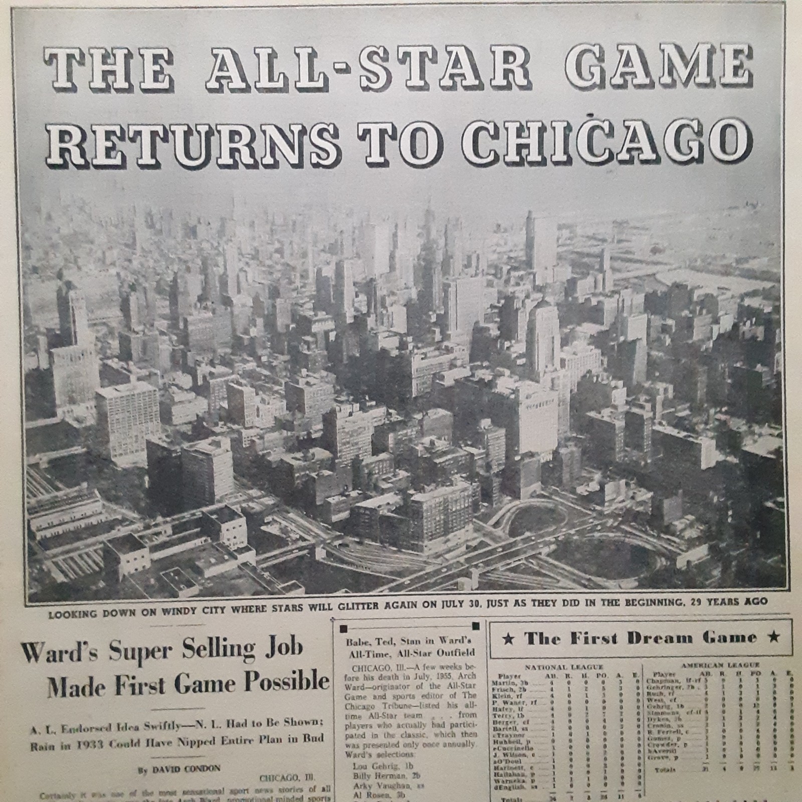 Chicago Cubs Wrigley Field Downtown Chicago Tinkers Evers Chance Grimm Hornsby 