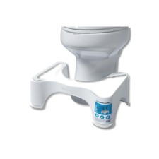 Squatty Potty Semi-Gloss White Plastic Toilet Stool SP-E-7