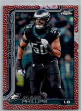2025 Topps Chrome Football -Jaelan Phillips Football Refractor 