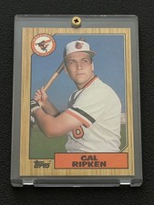 1987 Cal Ripkin TOPPS Baseball Card #784 CAL RIPKEN HOF ORIOLES