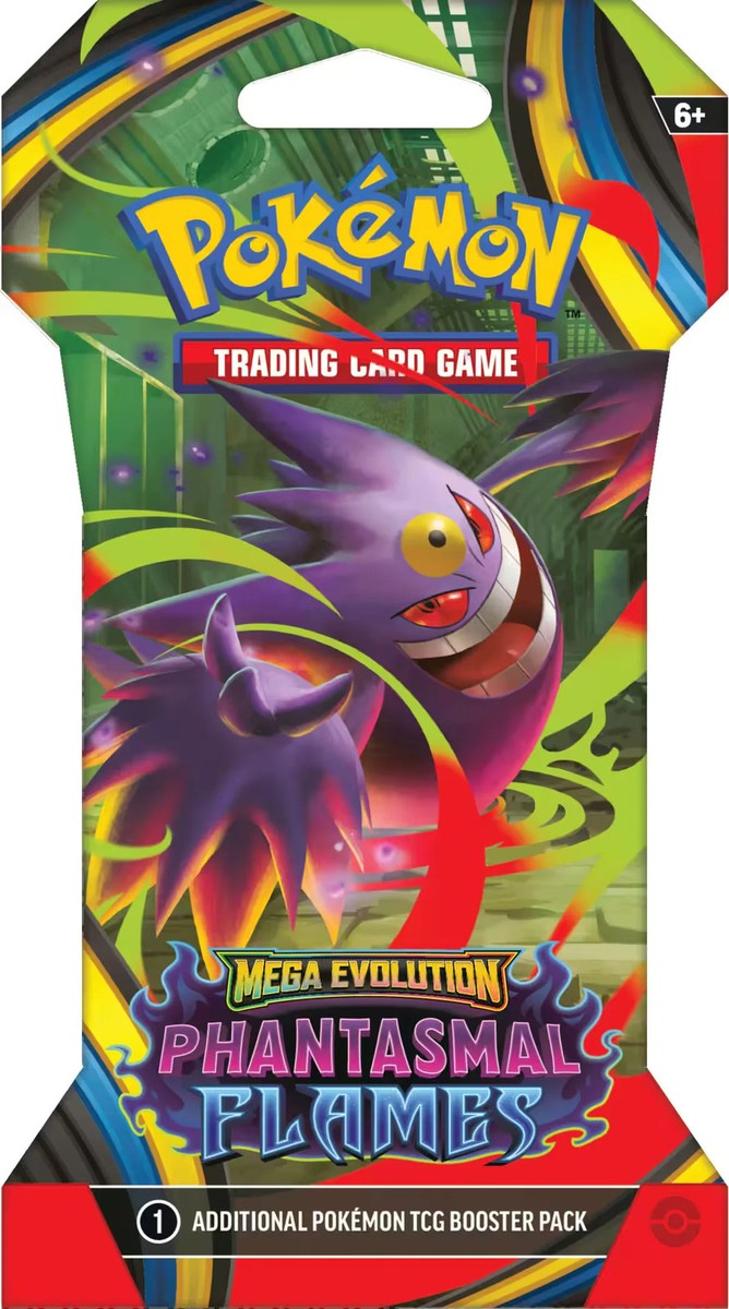 Pokemon TCG: Mega Evolution - Phantasmal Flames Sleeved Booster