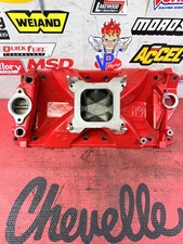 Sbc Chevy 350 V8 7531 Weiand Team G Intake Manifold Aluminum Camaro Nova Race Sbc Chevy 350 V8 7531 Weiand Team G Intake Manifold Aluminum Camaro Nova Race