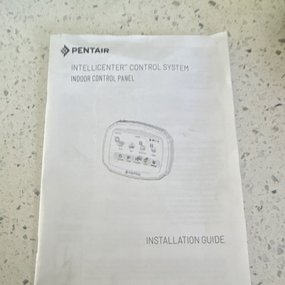 Pentair IntelliCenter Indoor Control Panel, Control System, Plastic, White